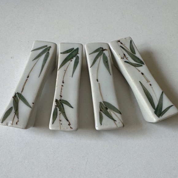 Vintage Bundles Decorative Jade Glass,Asian bowl, Chopstick Holders,Lucky Buddha - Picture 9 of 16